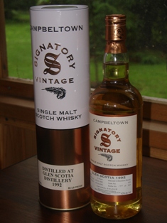 GLEN SCOTIA yo 1992 Vintage, Cask #401 Bottle #171 of 337