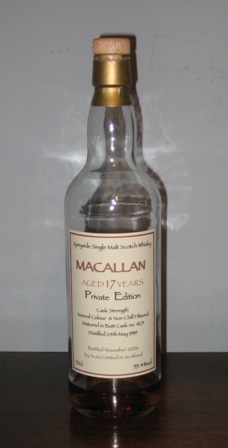 THE MACALLAN Private Bottling: Butt Cask #8271